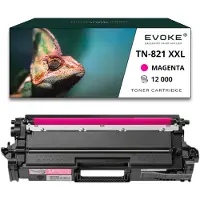 Evoke toner, compatibel met Brother TN-821XXL magenta (TN821XXLM), rendement: 12.000 pagina's, geschikt voor MFC-L9630CDN, HL-L9470CDN, L9670CDN