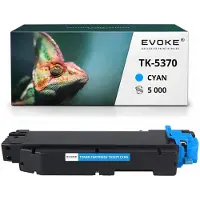 Evoke compatibele tonercartridge voor de Kyocera-printer TK-5370 1T02YJCNL0, cyaan, compatibel met EcoSys PA3500cx, MA3500cix en MA3500cifxx