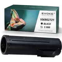 Evoke toner cartridge, compatibel met Xerox 3610, modelnummer 106R02721, zwart, opbrengst: 5.900 pagina's, compatibel met Phaser 3610 en WC 3615