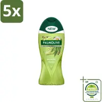 Palmolive 5 x - Natural Wellness - Douchegel - Balancing - Ontspannend & Fris - 250 ml - Grootverpakking - Douchegel - Ontspanning - Wellness - Balans - Cannabiszaadolie
