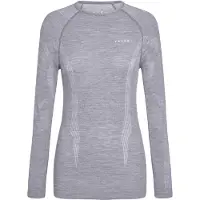 Falke Wool-Tech Longsleeve sneldrogend wol functioneel functioneel shirt met lange mouwen dames grijs - maat L