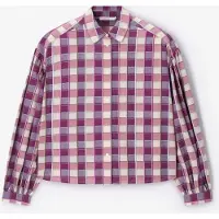 Sissy-Boy Donkerpaarse geruite blouse | Maat: XS