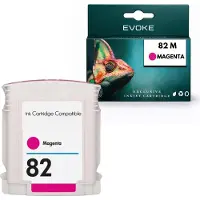 Evoke -patronen, compatibel met HP 82 M C4912A, magenta, 69 ml, compatibel met DesignJet 500, 500ps, 800, 800p, 815, 820