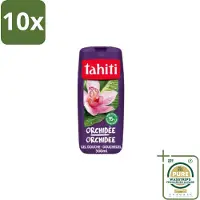 Tahiti 10 x – Douchegel – Orchidee - 315 ml - Grootverpakking - Douchegel Orchidee - Orchidee Geur - Douchegel Voor Huidverzorging - Bloemige Geur - Zachte Douchegel