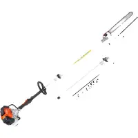 OEM Benzinemotorzaag, 2-takt motor, verstelbare snijhoek, 14,5 inch, 52cc, vast
