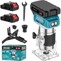 OEM Accu-trimmer, borstelloze motor, instelbare snelheid, met 2 batterijen