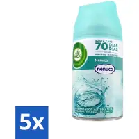 Air Wick 5 x - Luchtverfrisser Navulling - Nenuco - Automatische Spray - 250 ml - Luchtverfrisser - Geurverspreiding - Nenuco - - Automatische Spray