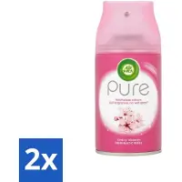 Air Wick 2 x - Luchtverfrisser Navulling - Kersenbloesem - Automatische Spray - 250 ml - Kersenbloesem - Essentiële Oliën - Geur - Geurverspreiding - Fris