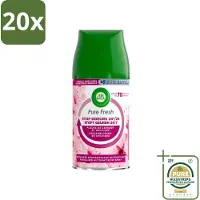 Air Wick 20 x Freshmatic Max Pure Fresh Cherry Blossom & Orchid 250 ml - Grootverpakking - Aziatische Kersenbloesem - Luchtverfrisser - Geurverspreider - Geur - Geurstop
