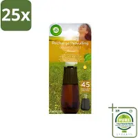 Air Wick 25 x Essential Mist - Navulling - Happiness - Ananas & Wilde Munt - 20ml - Grootverpakking - - Geurverspreider - Essentiële Oliën - Ananas - Munt