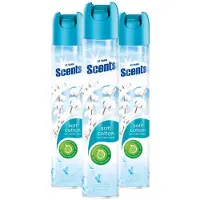At Home 3x Luchtverfrisser Spray Fris Katoenlinnen 400 ml