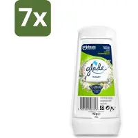 Glade 7 x – Luchtverfrisser Gel – Muguet – 150 g - Luchtverfrisser Gel - Muguet Geur - Bloemige Geur - Langdurige Frisheid - Geur Neutraliseren