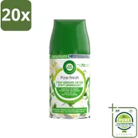 Air Wick 20 x Freshmatic - Luchtverfrisser Navulling - Pure Jasmijn & Witte Bloemen - 250ml - Grootverpakking - Luchtverfrisser - - Jasmijn - Witte Bloemen - Geurverspreider