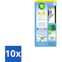 Air Wick 10 x - Freshmatic Max – Starterkit – Crisp Linen & Lilac – 250 ml - Geur Crisp Linen - Automatische Geurverspreiding - Life Scents - Frisse Geur - Geurverspreider