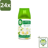 Air Wick Freshmatic - Luchtverfrisser - Navulling Automatische Spray - Jasmijn en Witte Bloemen - 250ml - Voordeelverpakking - 24 stuks - Luchtverfrisser - Geur