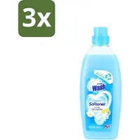 At Home 3 x - Wash - Wasverzachter - Lovely Springtime - 20 Wasbeurten - Wasverzachter - Wasverzachter Voor Kleding - Wasverzachter Voor Alle Stoffen - Wasverzachter Fris - Wasverzachter Geur
