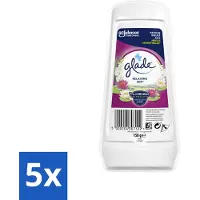 Glade 5 x – Luchtverfrisser Gel – Relaxing Zen – 150 g - Luchtverfrisser Gel - Ontspannende Geur - Langdurige Frisheid - Geur Neutraliseren - Essentiële Oliën