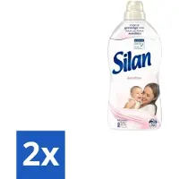 Silan 2 x – Wasverzachter – Sensitive – 1144 ml - Wasverzachter - Gevoelige Huid - Hypoallergene - Huidvriendelijk - Wasgoed Zachtheid