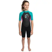 O'Neill Reactor-2 Spring 2 Mm Junior Shorty Met Korte Mouwen En Rits Op De Rug