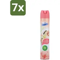At Home 7 x - Scents - Luchtverfrisser - Vanilla & Magnolia - Verwijdert Vieze Geurtjes - 400 ml - Luchtverfrisser - Geur - Vieze Geurtjes - Geur Neutraliseren - Geur Verspreiding