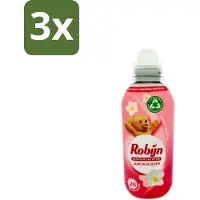 Robijn 3 x – Wasverzachter – Jasmijn Bloesem – 650 ml - Wasverzachter Jasmijn Bloesem - Wasverzachter - Wasgeur - Jasmijn Geur - Kleding Verzachten