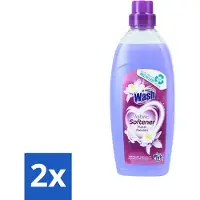 At Home 2 x - Wash - Wasverzachter - Floral Passion - 20 Wasbeurten - Wasverzachter - Wasverzachter Geur - Wasverzachter Voor Kleding - Wasverzachter Voor Alle Stoffen - Wasverzachter Voor Katoen