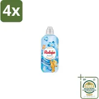 Robijn – Wasverzachter – Morgenfris – 1,1 L - Voordeelverpakking - 4 stuks - Wasverzachter voor kleding - Wasverzachter fris