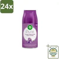 Air Wick Freshmatic - Luchtverfrisser Navulling - Pure Fresh Lavendel - 250ml - Voordeelverpakking - 24 stuks - Freshmatic - Geurverspreider