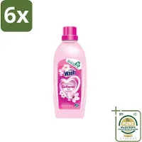 At Home - Wash - Wasverzachter - Pink Secrets - 20 Wasbeurten - Voordeelverpakking - 6 stuks - Wasverzachter voor kleding - Wasverzachter voor alle stoffen