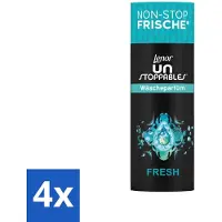 Lenor 4 x – Geurbooster – Fresh – 12 Wasbeurten – 160 g - Geurbooster Wasmachine - Frisheid Was - Geur In Wasmachine - Wasgoed Geur - Geur Behoud