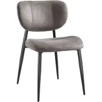 Pronto Wonen Eetkamerstoel Gomba - Grijs - Stof - Frame -
