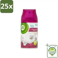 Air Wick 25 x Freshmatic - Luchtverfrisser Navulling - Lelie & Satijn - 250ml - Grootverpakking - Luchtverfrisser - - Geur - Lelie - Satijn