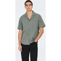 Only & Sons Overhemd 'ONSEye' donkergrijs