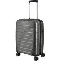 Travelite Air Base 4 wielen Cabinewagen 55 cm met uitbreidingsplooi grijs