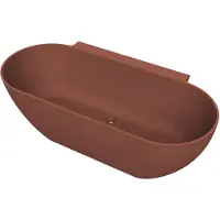 Arcqua havana back to wall ligbad 170x80 cm terracotta