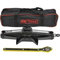 AWTOOLS schuifbruglift voor trappen, 2000 kg, inclusief sleutel en tas