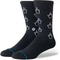 Stance Sokken zwart / wit
