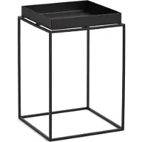 HAY Tray Coffee Table Salontafel Black | 30 x 30 cm High | Powder Coated