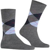 Burlington Sokken blauw / grijs / rood