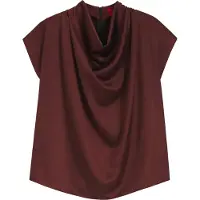 HUGO Blouse 'Casmena-1' donkerbruin