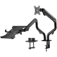 Aisens Tafelstandaard - - DTL32TSR-195 - 3 pivots - 2 armen - 8Kg