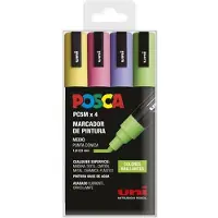 Posca Markeerset POSCA PC-5M Bright 4 Onderdelen