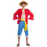 MOM Luffy Men Costume Rood S Kinderen