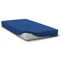 HOME LINGE PASSION Hoeslaken - HOME LINGE PASSION - HP71775 - 180 x 200 cm + Muts 30 cm - Microvezel - 82 g - Blauw
