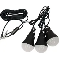 Outwell - Epsilon-Glühbirnen-Set - Ledlamp 9,5 x 6 cm (HxØ), zwart
