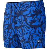 Speedo heren rits zwemshort red edge volley blauw