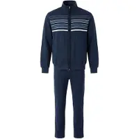 Hajo Joggingpak donkerblauw / wit