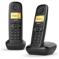 Gigaset A270 Duo - Snoerloze telefoon met nummerherkenning - DECT\GAP - zwart + extra handset