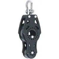 Harken Carbo Fiddle Pulley 57 Mm Shackle Zwart