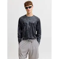 Jack & Jones Logo Trainingsshirt XXL Grijs